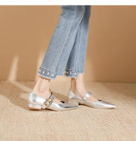 Nuevo Xiaoxiangfeng, hebilla de una palabra, tacón único puntiagudo, zapatos individuales, zapatos Lizhen - details 13