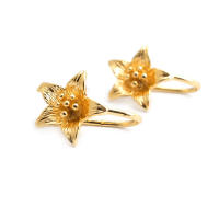 Ganchos de Pendientes de Estrella de Bronce de Alta Calidad Diy Joyería Hazte Tú Samex 18K Oro Color Brass Accesorios de Collar y Pendientes para Mujeres - details 50