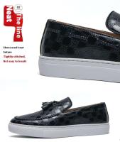 Nuevos zapatos Oxford de cuero genuino para hombre de diseñador de alta calidad, estilo de punta redonda, fáciles de usar de talla grande - details 4