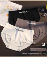Bragas sin costuras de seda de hielo para mujer, ropa interior elástica de cintura media, lencería deportiva Sexy, bragas invisibles - details 8