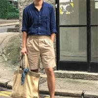 2025 100% algodón Vintage caqui verde Reino Unido ejército militar Gurkha pantalones cortos verano liso ropa de calle pantalones cortos Cargo Unisex senderismo - details 4