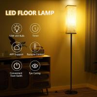 Lámpara de Pie Moderna con Control Remoto Luz Cálida para Dormitorio, Sala de Estar, Oficina - details 1