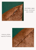 Funda de Cojín de Franela Gruesa Colores Puros, Cálido y Acogedor Ideal para Sofá, Mueble de Sillón - details 7