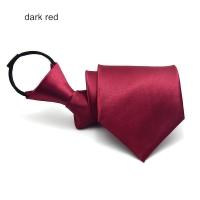 Tiras de corbata con cremallera de 9cm y 10cm, corbata de negocios con cremallera de seda de poliéster, corbatas para hombre, corbatas para equipo de novio de boda, pajarita lista - details 4