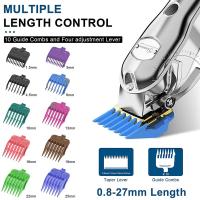 Tijeras de peluquería profesionales para peluqueros, potente juego de tijeras eléctricas, sin cable, ajustables, t - details 5