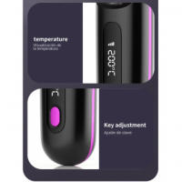 "Cepillo Rectificador Nuevo Inalámbrico con Iones Negativos, Moderno y Portátil, Suave para Cabello Liso y Brillante, Protector - details 11