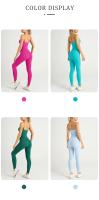 ZHUMU GYM Conjunto de Yoga Top Deportivo de Nylon para Mujeres Leggings de Pilates Fitness - details 5