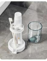 Diseño de drenaje de soporte multifuncional para cepillo de dientes con cubierta antipoop - details 15