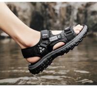 Zapatillas de Cuero Genuino para Hombres Estilo Romano Casuales para Exteriores - details 17