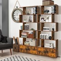 Estantería de Almacenamiento Elegante en Forma de S de 6 Niveles con Puertas - details 20