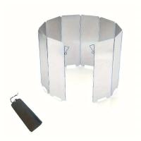 Plegable de 10 paneles para estufa de gas, quemador para acampar al aire libre, red a prueba de viento, parabrisas de estufa de aleación de aluminio - details 0