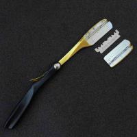 Afeitadora de Primavera con Borde Dural Anti Deslizante para Eliminación de Vello Corporal Cuerpo Bárdago Rostro Uñas Diseño de Hoja Afeitar - details 22