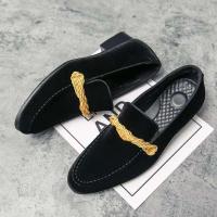 2023 zapatos cómodos del partido del ante del espectáculo del zapato de cuero de los hombres del Reino Unido del nuevo diseño de la moda - details 15