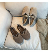 Mary Jane, zapatos esponjosos para mujer en invierno, zapatos de gorro, zapatos de algodón de terciopelo. - details 37