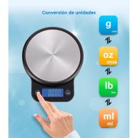 Balanza de cocina digital en gramos y onzas para cocinar y hornear con función de tara - details 5