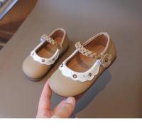 Zapatos de cuero para niñas, calzado de estilo coreano, suave, antideslizante, bordado, novedad de otoño, 2024 - details 8