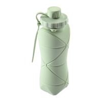 Botella plegable para beber, Botella de agua de silicona plegable para camping y senderismo, Botella de agua de viaje portátil para deportes al aire libre, Resistente al agua, 600 ml, Sin BPA, A prueba de fugas, Fácil de transportar, A prueba de roturas - details 12