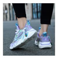 Zapatos de marca para niños, zapatillas de deporte para niñas, zapatos deportivos transpirables para niños, zapatillas de tenis cómodas informales de color rosa a la moda para uso diario - details 22