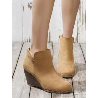 Otoño Invierno mujer tacones de cuña botines zapatos de moda casual - details 1
