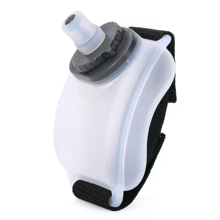 Paquete de hidratación Mini botella de agua para muñeca, pegatina suave a prueba de fugas, taza de agua portátil de silicona, taza de agua para muñeca de 200ml para senderismo - 1