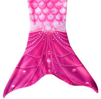Conjunto de bikini de traje de baño de sirena de tres piezas, cola de sirena con aletas - details 7