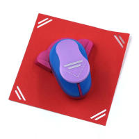 Perforadora curva de doble línea para manualidades, cortador de Papel en relieve, suministros para álbum de recortes - details 1