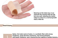 Pad de Silicona para Pie Herramienta de Cuidado de Pies Separador de Dedos Corrector de Hallux Relievo de Bunión Ajustador de Hueso - details 3