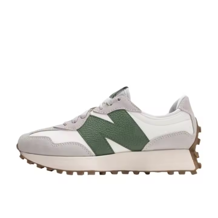 【100% original】 Productos de calidad Leten NB 327 Verde gris para hombres mujeres retro antideslizante y resistente al desgaste corte bajo casual - 1