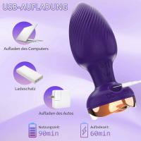 Juguete sexual Anal, vibrador rosa para mujer, tapón Anal con Control remoto con 10 modos, masajeador de próstata vibratorio, estimulador de silicona - details 4