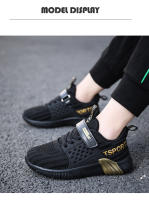 Zapatillas deportivas antideslizantes para niños, calzado ligero y transpirable para correr al aire libre, Tenis para caminar en la escuela - details 16