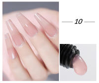 Parkson-Extensión de esmalte de uñas en Gel, acrílico, cristal desnudo, UV LED, construcción rápida, arte de uñas para manicura, 10 colores selectos, 15ml - details 9