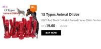 Embalaje privado, consolador de caballo Animal realista Sexy, masturbador femenino, Juguetes sexuales anales para adultos, succión de empuje, dos para parejas, Phalos Cup - details 20