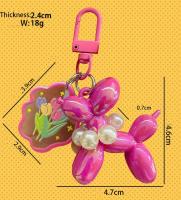 Llaveros de Globo de Dibujos Animados de Acrílico Diseño de Perro Ideal para Bolsos Y2K, Coches, Regalos Accesorios de Decoración de Liturgia y Hangings - details 12