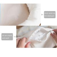 Cesta de ratán para mascotas, colchón de hierba tejida, nido para gatos, perrera, tabla para rascar de paja, cama para gatos para cachorros y gatitos, Universal para todas las estaciones - details 6