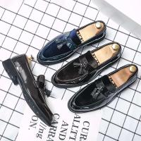 Zapatos informales puntiagudos para hombre Oxford, vestido de cuero de gamuza, superventas, moda 2025 - details 0