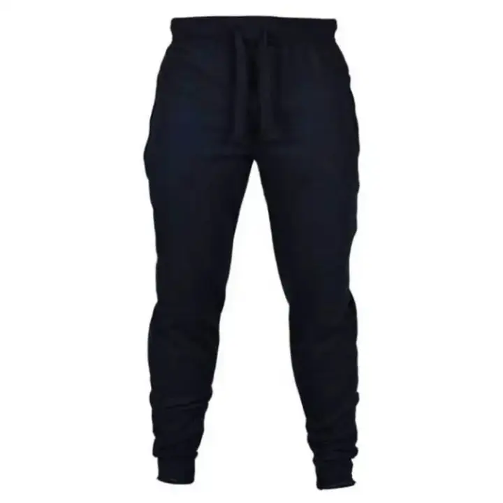 Pantalones deportivos de lana informales para hombre, Color sólido, europeos y americanos, nuevos para pantalones, Color, americano, - 1