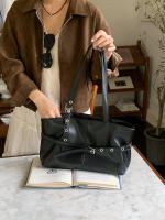 Bandolera de pecho y hombro para mujer Bolsa de Hombro para Mujer de Diseño Coreano Bolsa de Gran Capacidad para Otoño e Invierno El regalo de Navidad - details 2