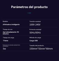 Afeitadoras para barba hombre electrica multifunción viajar Portátil USB - details 2