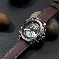 Reloj Deportivo de Lujo Premium XINEW Función Doble Tiempo Correa de Cuero - details 1