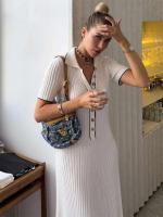 TARUXY-Vestidos largos ajustados de punto para mujer, vestidos largos informales holgados de cintura alta con temperamento elegante para otoño - details 9