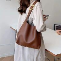 Bolso de hombro de mujer, bolso de moda sólido, bolso de trabajo de cuero minimalista - details 0