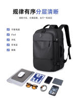 Mochila de negocios Moda nueva bolsa de viaje de gran capacidad Mochila de computadora impermeable para hombres Casuales Mochila de estudiante masculina - details 15