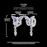 Pendientes de plata brillantes en forma de U Laza Aro para mujer, adecuados para regalos de fiesta de compromiso de aniversario, 2025 - details 3