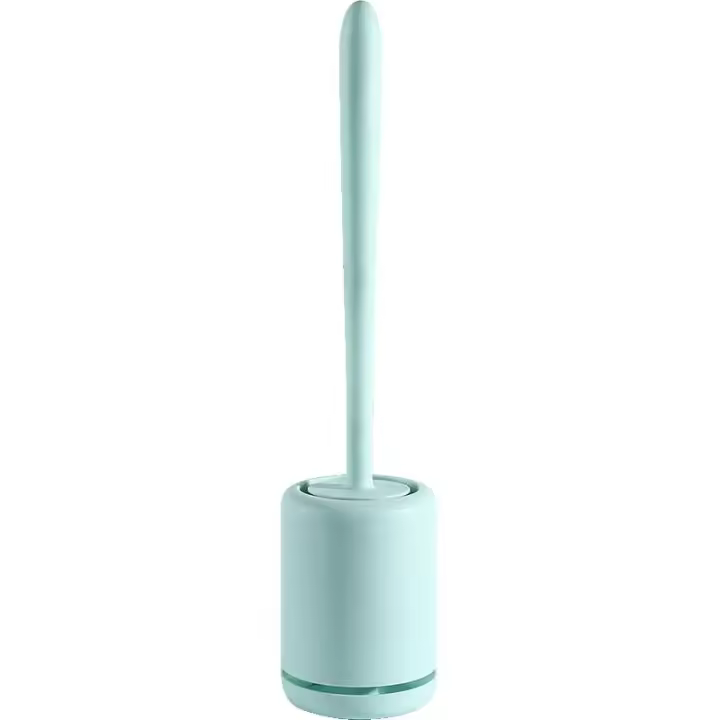 Juego De Cepillo De Inodoro Sin Fijación Base Larga Y Mango Largo Accesorios De Baño Material PP Para Limpieza Doméstica - 1