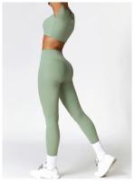 Pantalones de Yoga de Cintura Alta para Mujer Pantalones Deportivos Delgados y con Efecto Adelgazante Material de Nylon Ideal para Actividades al Aire Libre en Otoño e Invierno - details 4