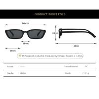 Gafas de sol tipo ojo de gato para mujer, gafas de sol de marca Vintage de diseñador, monturas pequeñas, gafas de sol Retro para mujer, gafas de sol tipo ojo de gato UV400 - details 0