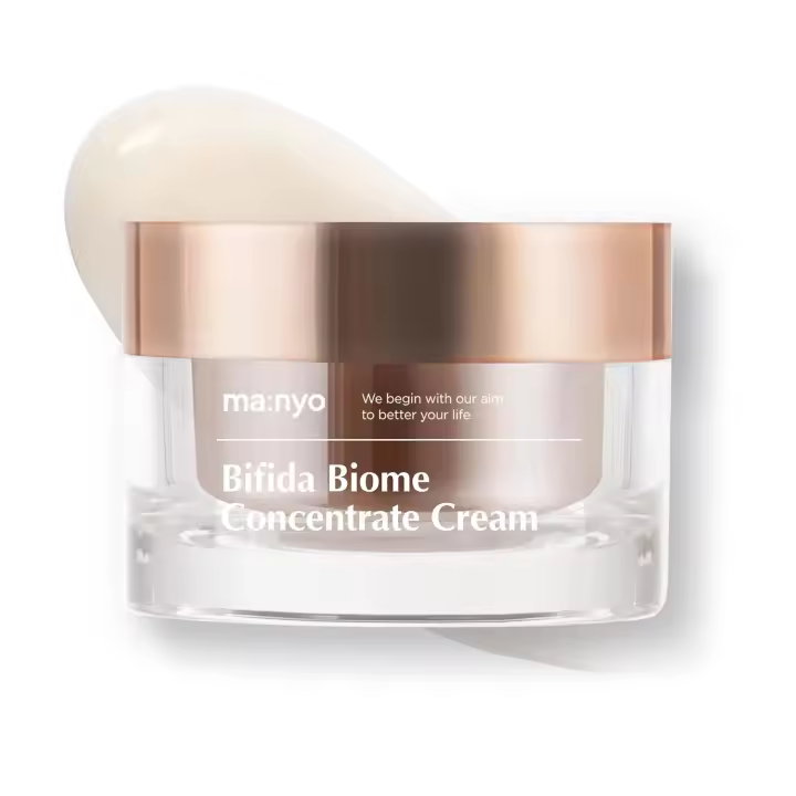 ma:nyo Bifida Biome Crema hidratante facial concentrada con ácido hialurónico, ceramida, para el cuidado de las mujeres, piel coreana natural - 1
