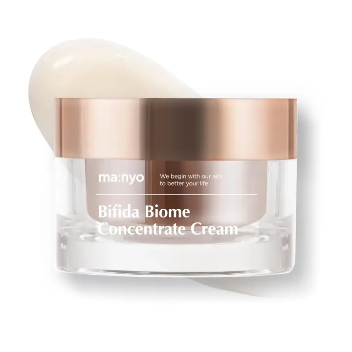 ma:nyo Bifida Biome Crema hidratante facial concentrada con ácido hialurónico, ceramida, para el cuidado de las mujeres, piel coreana natural - 1