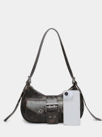 Señoras retro locomotora páramo viento multibolsa decoración de boca aceite artificial cera explosión de cuero - details 3