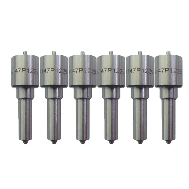 6Pcs Toberas Inyeccion Diesel DLLA147P1229 Accesorios Para Vehículos Diesel Compatibles con Lamborghini / SAME - 1